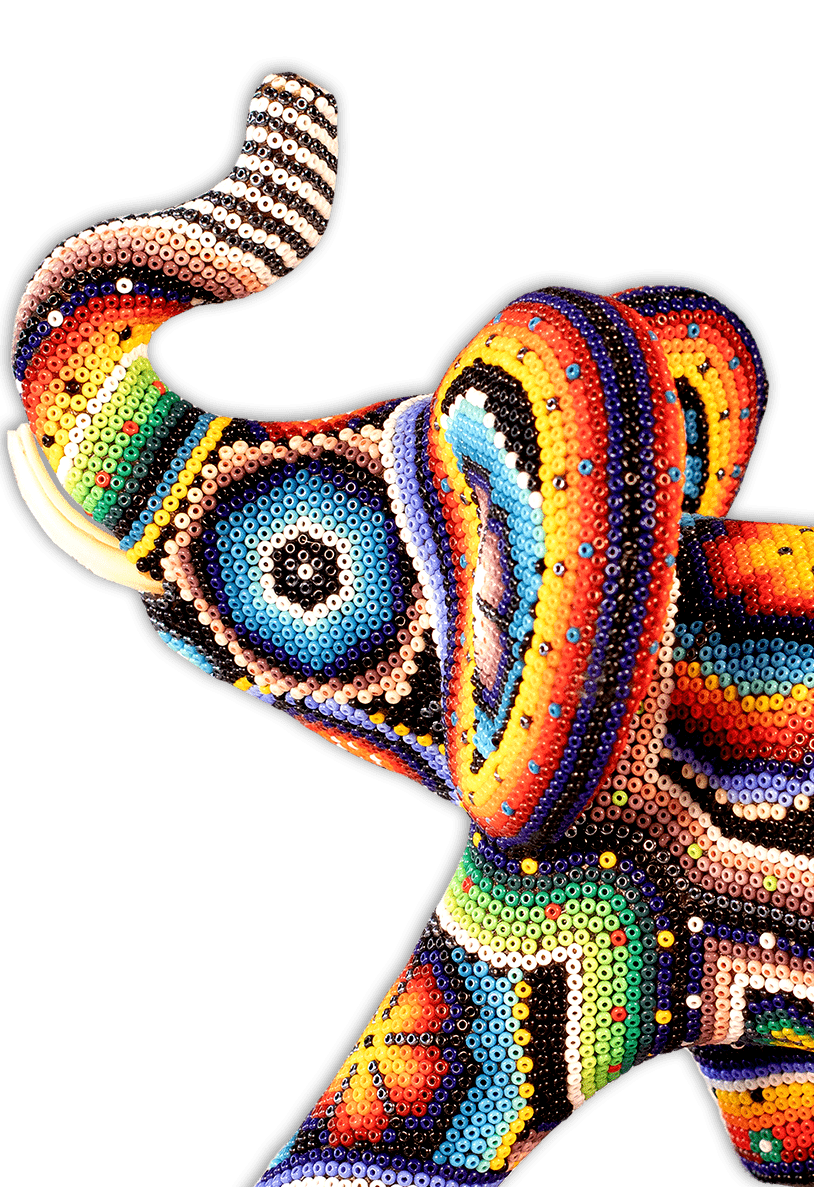 Pieza de arte de elefante